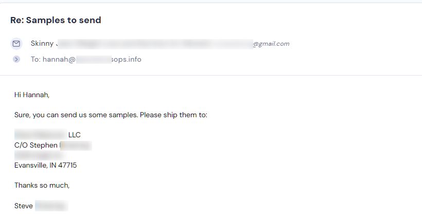 Retailer reply from Strong Coffee Company